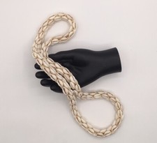 Vintage Cowrie Shell Necklace Chunky Strand Hawaiian Resort Wedding Lei 32