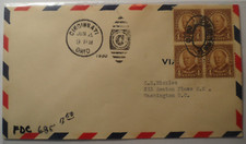 STAMPMART : USA 1930 SC#685 4c WILLIAM HOWARD TAFT 27th PRESIDENT BLOCK OF 4 FDC