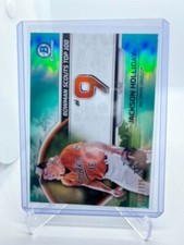 Jackson Holliday Bowman Chrome BTP-9 Scouts Top 100 Aqua Refractor /125 RC SP