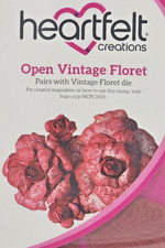 NEW Heartfelt Creations HCPC-3500 Open Vintage Floret