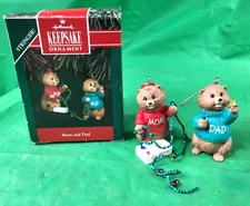 Hallmark Keepsake Ornament Mom & Dad 1992 Beavers Christmas Stringer QX467-1