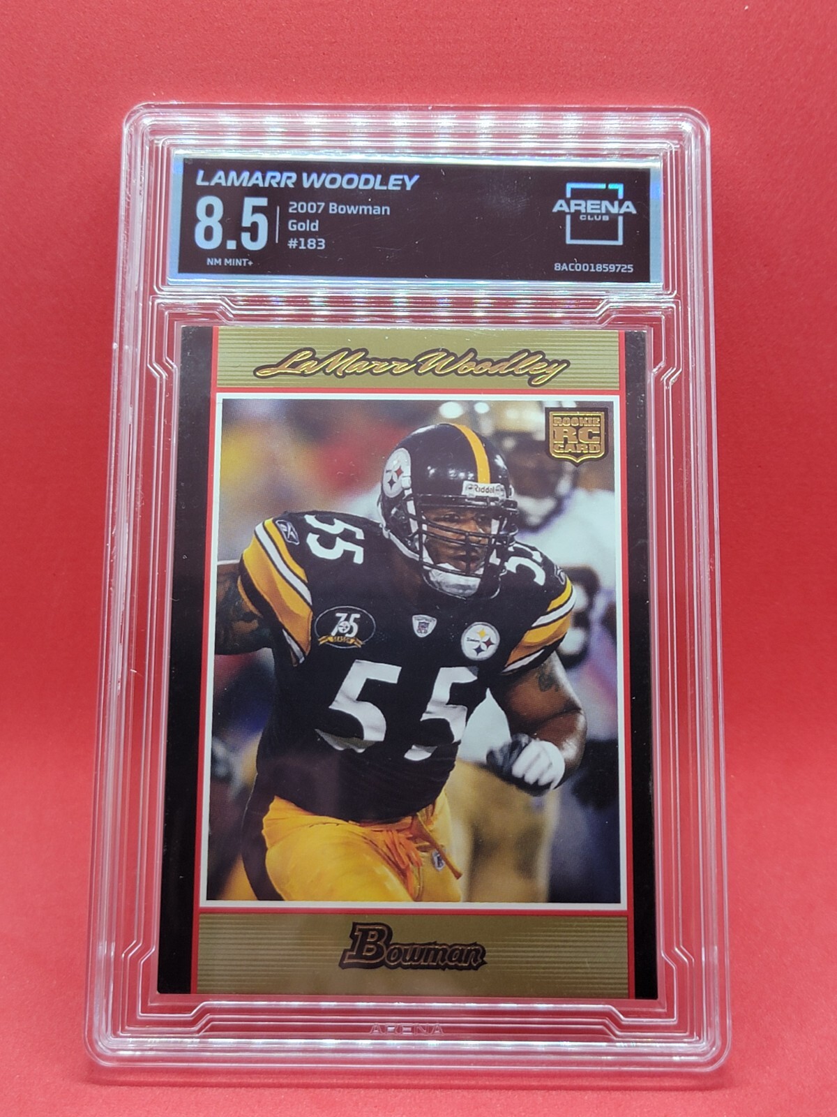 LaMarr Woodley Bowman #183 Base