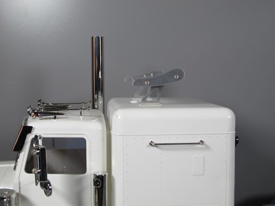 Spoiler Tetto In Alluminio 12,3 Cm Per Tamiya R/C 1/14 King Hauler - JP Garage