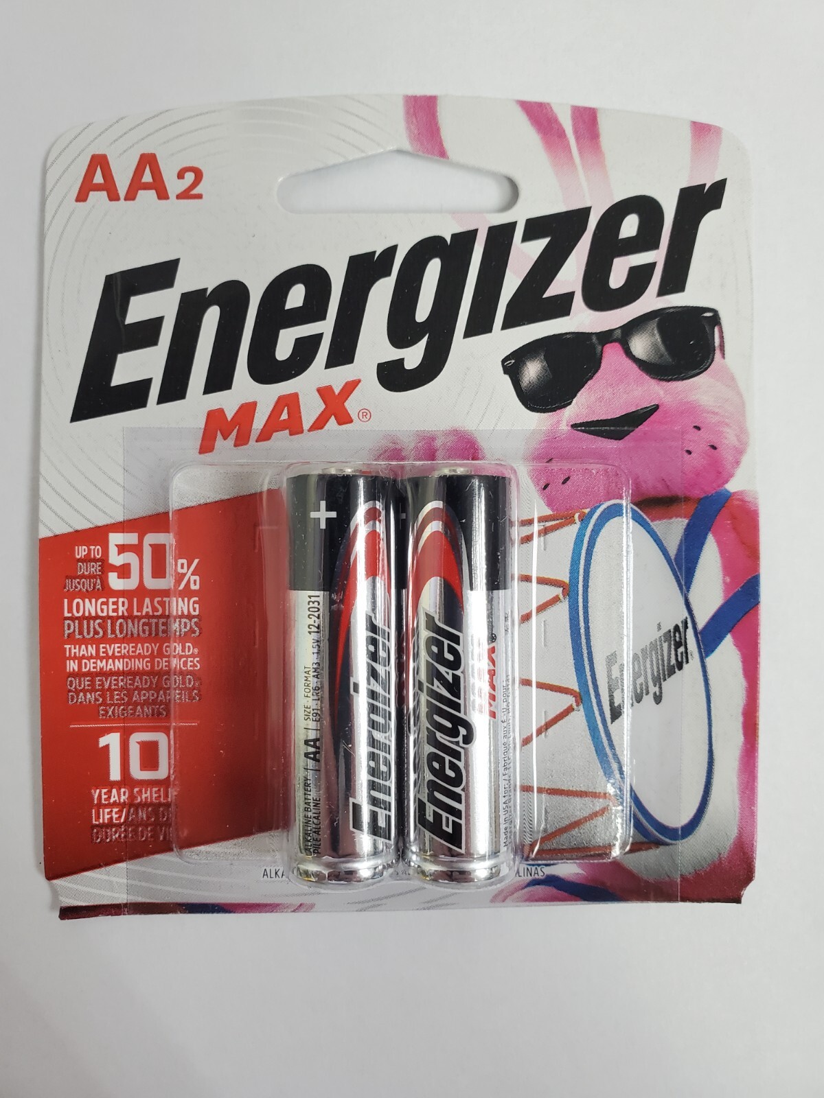 Batteries Energizer Premium Max AA2 1 Pk Exp 12-2031-image