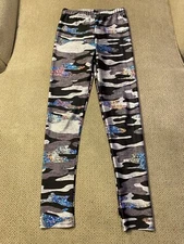 Mens Jock Camouflage Spandex Running Tights Compression Pants XS