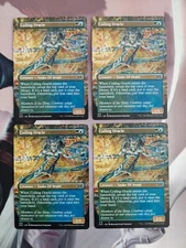 Coiling Oracle BORDERLESS 4x *$10 Off Every $35 Sale!* Magic MTG Card