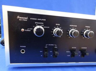 Sansui AU-7500 Integrated Amplifier Black Used | eBay