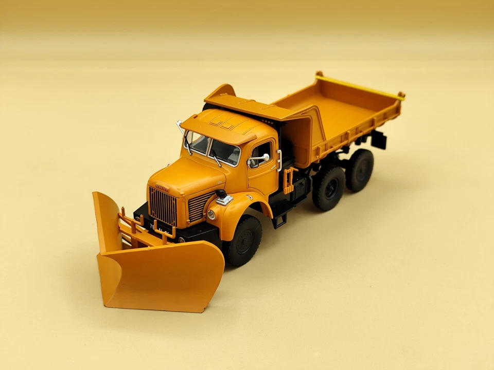 1/43 Berliet GBC 8 6x6 Chasse Neige DDE Orange 1959 Norev ref: 690010 - Photo 2/4