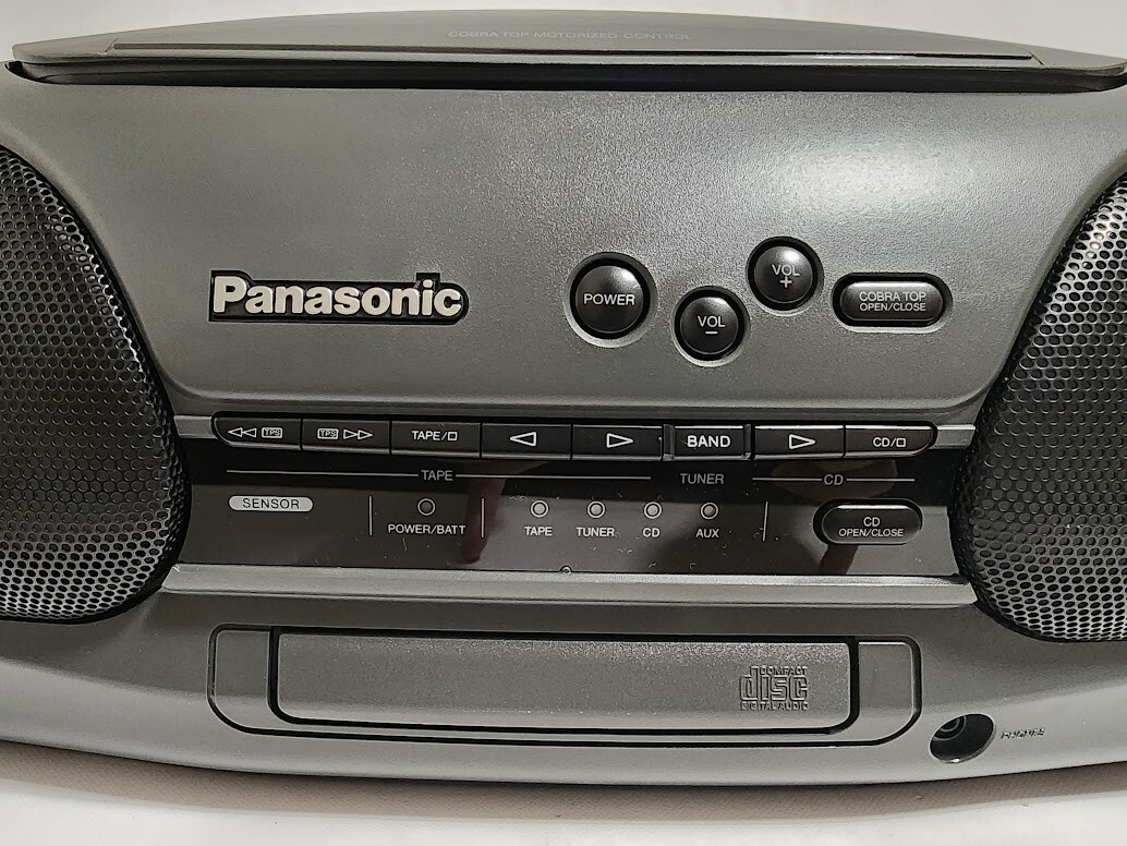 Panasonic RX-DT707 ラジカセ Panasonic RX-DT707 CD Headphone Jack Cassette Radio Boombox