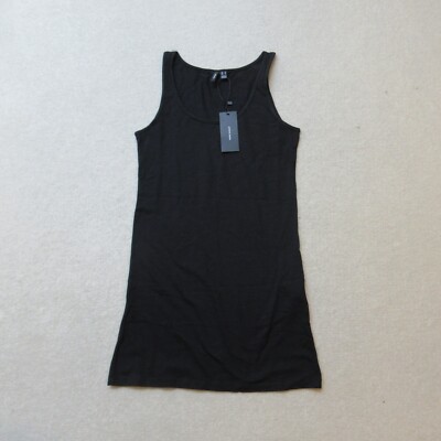 Vero Moda Tanktop Damen Medium schwarz weich lang Maxi Freizeit neu mit Etikett