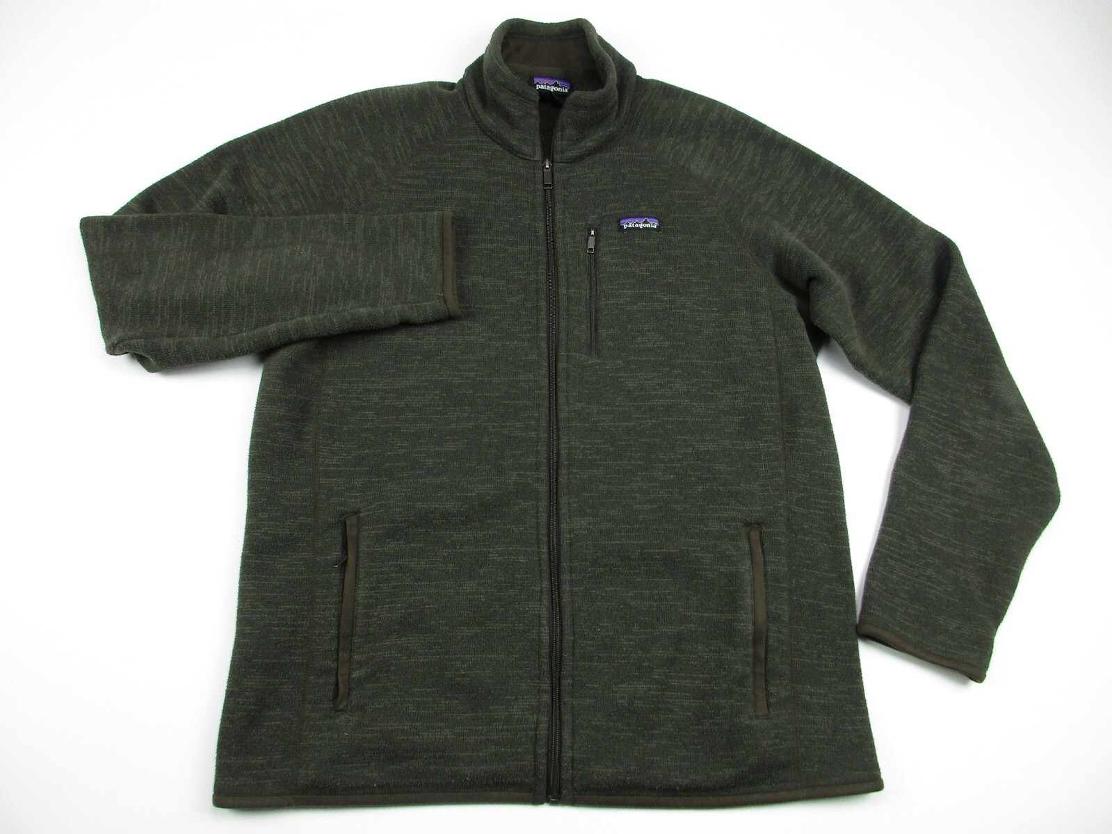 Men's XL Patagonia Better Sweater Full Zip Fleece Jacket in Brown