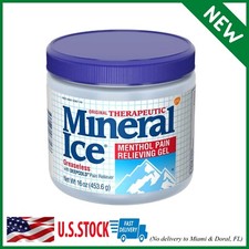Mineral Ice Therapeutic Pain Relieving Gel, 16 Ounce Jar