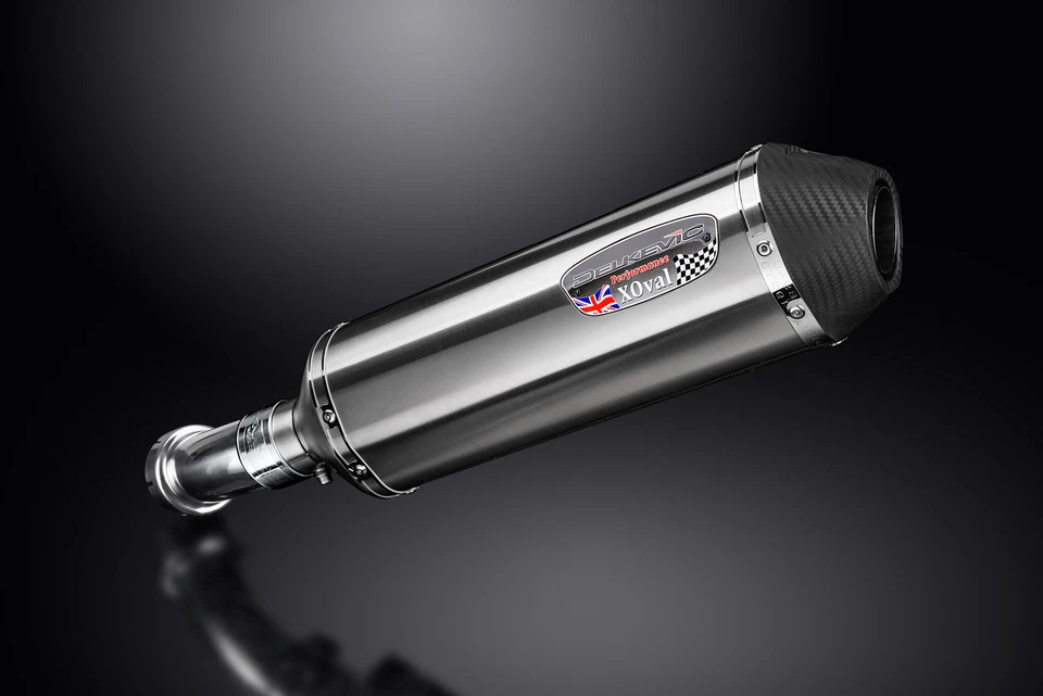 BMW R Nine T 2014-19 Delkevic Slip On 13.5" X-Oval Kit de silenciador de escape de acero inoxidable Foto 2 de 4