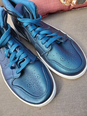 シューズ(男性用) Air Jordan 1 High G Air Jordan 1 Retro High Gatorade Rush Violet AJ5997-555 Size 10