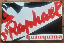 Antica Placca Smaltato Sant'Raphael Cinchona Polmone BAR Caffè Cucina 75x47cm