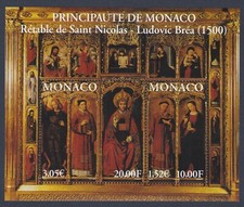 Principauté de Monaco  Bloc feuillet  neuf** N° BF 84  / 2000