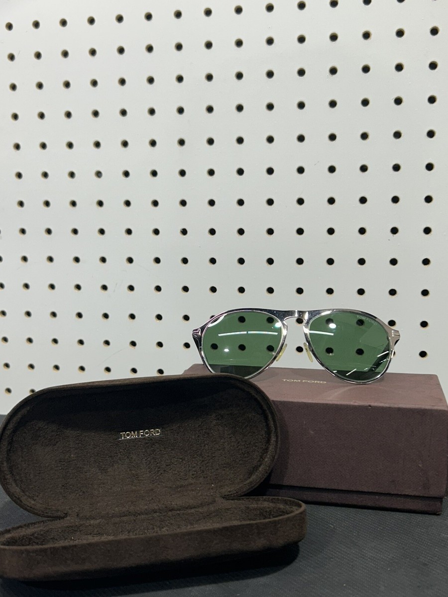 Tom Ford Bradburry TF525 01E Black Aviator Plastic Sunglasses