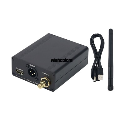 Wireless Bluetooth Audio Receiver to AES Optical Coaxial HDMI Out Decod Non USB