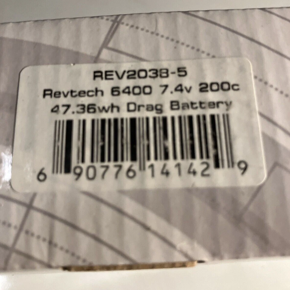 trirev2038-5 Trinity 2S 7.4V 6400mah True 200C Eliminator LiPo Drag Pack Xt90 - Image 4 of 4