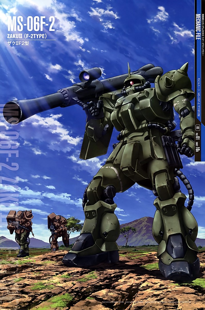 Mobile Suit Gundam 0083 Zaku II Anime Premium POSTER MADE IN USA