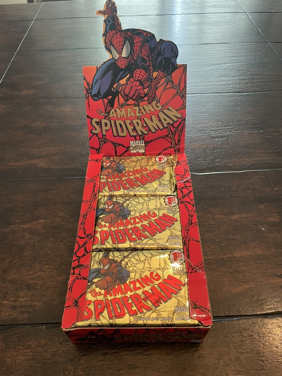 1) Unopened Pack 1994 Fleer Marvel The Amazing Spiderman 1st
