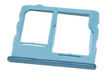 OEM SAMSUNG GALAXY M32 REPLACEMENT BLUE MICRO SD DUAL SIM CARD HOLDER TRAY