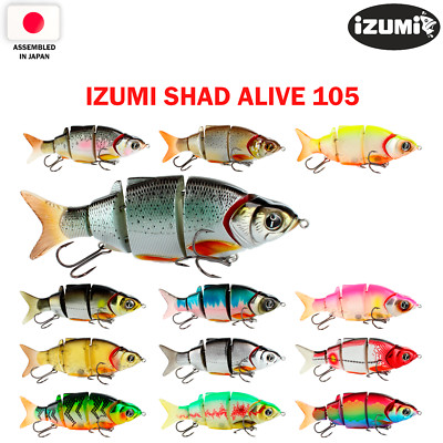 IZUMI SHAD ALIVE 105 10.5 cm, 22.5 g Japan Slow Sinking Fishing Wobbler