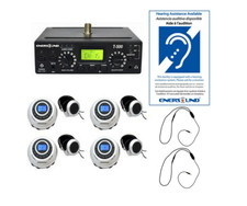 Enersound 4-Person ADA Assistive Listening System - Lifetime Warranty & Support