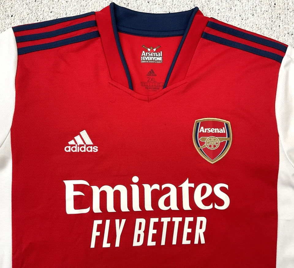 ARSENAL 2021-22 FOOTBALL SHIRT 2XL ADULT (V GOOD) ADIDAS CODE GM0217 - Image 4 of 4