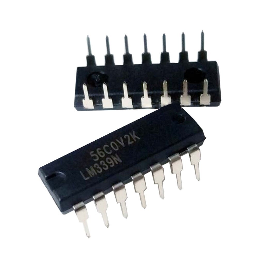10pcs Lm339n Dip14 Lm339 Dip 339n Dip-14 Quad Single Supply Comparators New And