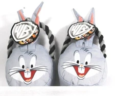 2 Count Fetch For Pets Bugs Bunny Squeaky Rope Head Dog Toy
