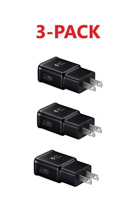 3x Adaptive Fast Charging Wall Plug Charger For Samsung iPhone Galaxy S10 Note 8