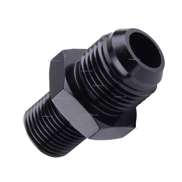 Male 10 AN 10AN AN10 To M18 x 1.5 ( mm ) Metric Straight Fitting