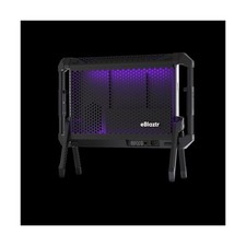 ITX PC Case, Matte Black Aluminum, All-in-One PC Case with PCIe 4.0 Riser Cab...