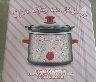 Brand New Hello Kitty and Friends 2-Quart Crock Pot Slow Cooker