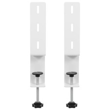  2pcs Pegboard Desk Clamp - Pegboard Mounting Bracket for Table Edge - 1-7cm