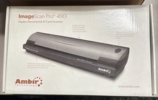   Sealed NIB Ambir Technology ImageScan Pro 490i Pass-Through Scanner
