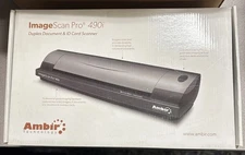 *** Sealed NIB Ambir Technology ImageScan Pro 490i Pass-Through Scanner