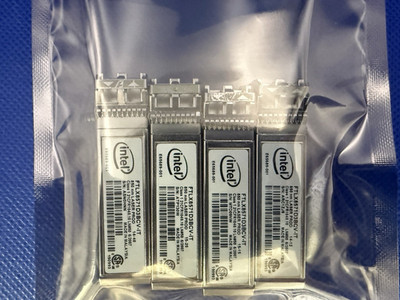 Lot of 4 Intel FTLX8571D3BCV-IT 10GBASE-SR SFP+ 850nm E65689-001 E10GSFPSR