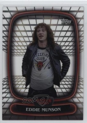 2025 Topps High Tek Stranger Things Hawkins Lab Pattern Eddie Munson #20 1l2
