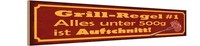 Holzschild 10X46 Cm Grill Regel Alles Unter 500G Ist Essen Trinken Deko Geschenk