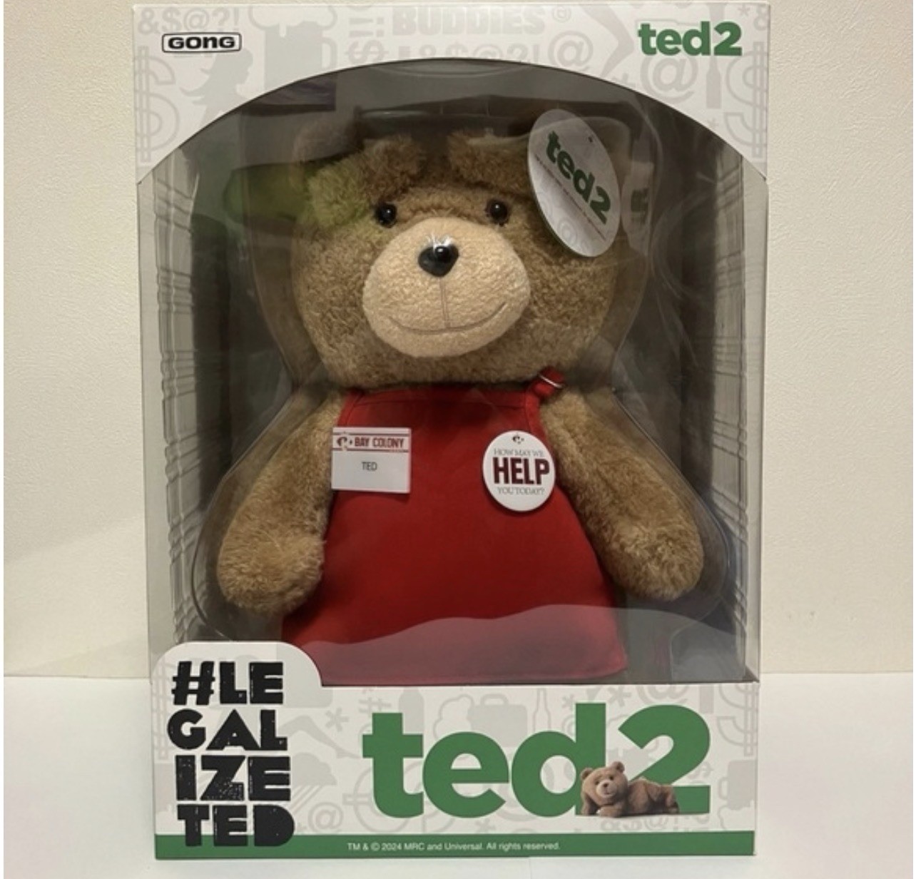 POP MART  Ted2-ted Action Plush large figure. BRAND NEW