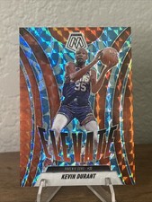 2024-25 Panini Mosaic Kevin Durant Elevate Reactive Blue Prizm /99 #21 Suns