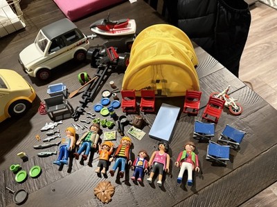 Vtg Playmobil Camping Adventure Playset Figures & Accessories. 9318 Mixed Lot