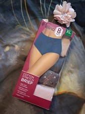 Felina Panties xl 4 Pair High Waist Cotton Briefs New Open Box