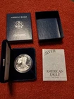 2003-W $1 AMERICAN SILVER PROOF EAGLE w/OGP & COA