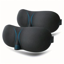 3D Sleeping Mask Eyepatch Block Out Light Soft Paded Sleep Rest Relax Aid Cover