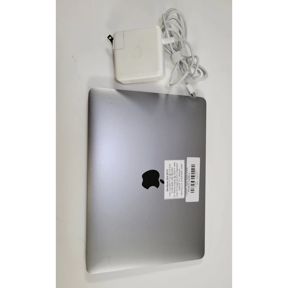 Apple A1534 MacBook 12", M3-7Y32 -8GB Ram- 256GB SSD Foto 2 de 4