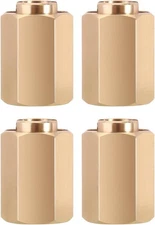 INJORA 12g/Set Brass Wheel Hex Hub 10mm Extenders Adaptor for TRX4M Redcat... 