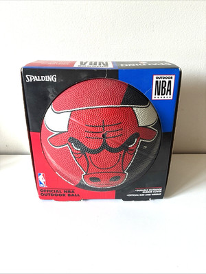 Spalding Chicago Bulls NBA Official Size Basketball Rare VTG 1995 New NOS